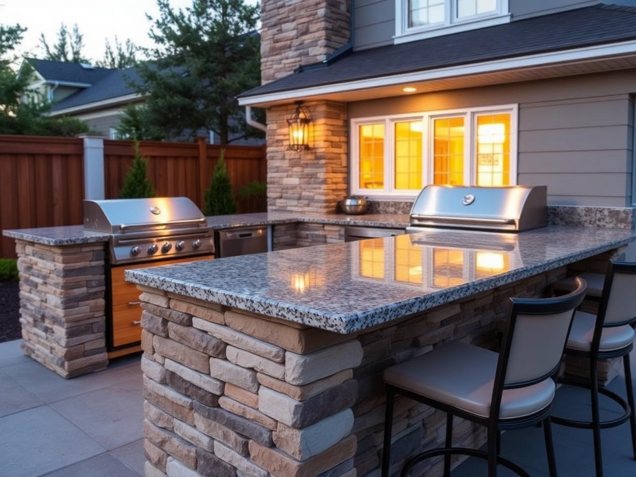 Outdoor Kitchens detail