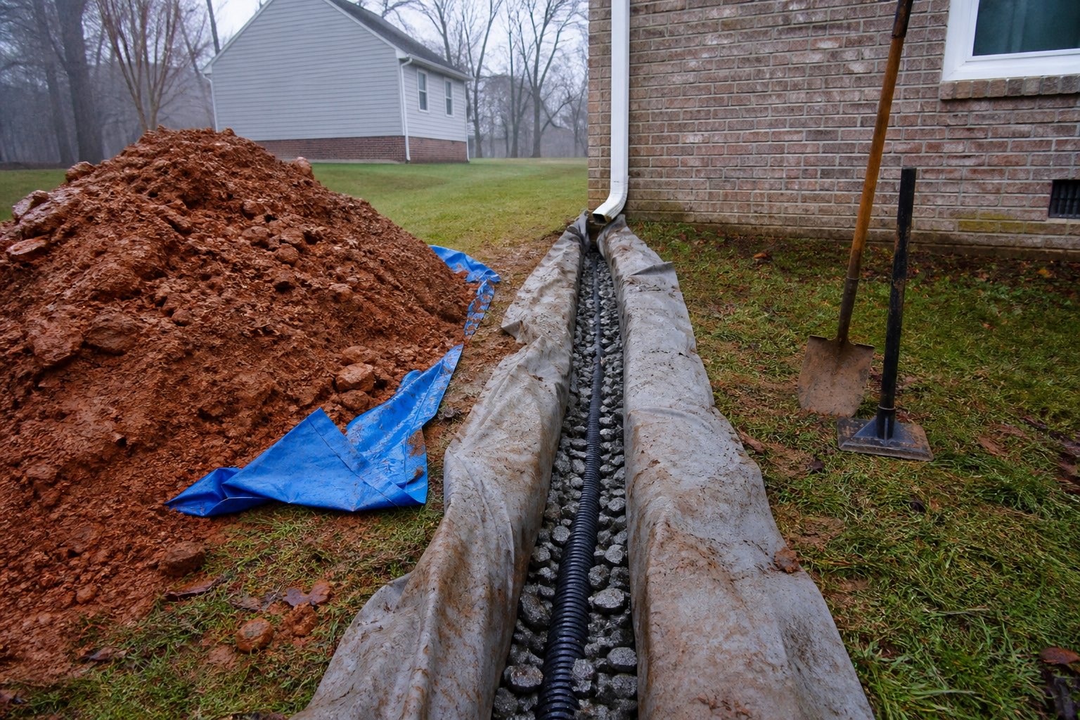 French Drain Installation Cost in Charlotte, NC